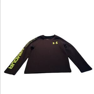 UNDER ARMOUR Boy's All-Season Gear Black Long Sleeve Shirt - Size: 4